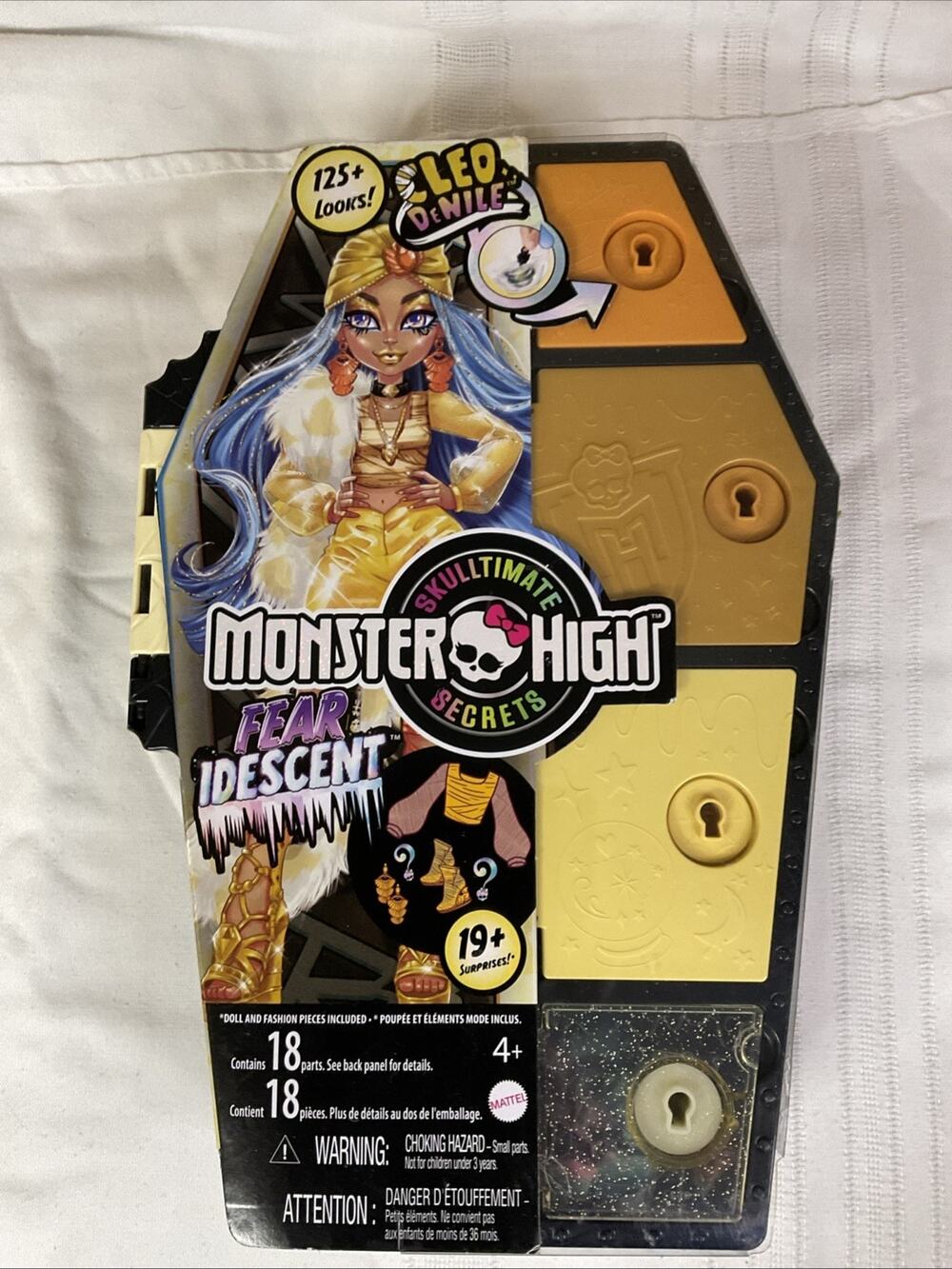 NEW Monster High Cleo De Nile Fear Idescent Skulltimate Secrets Doll